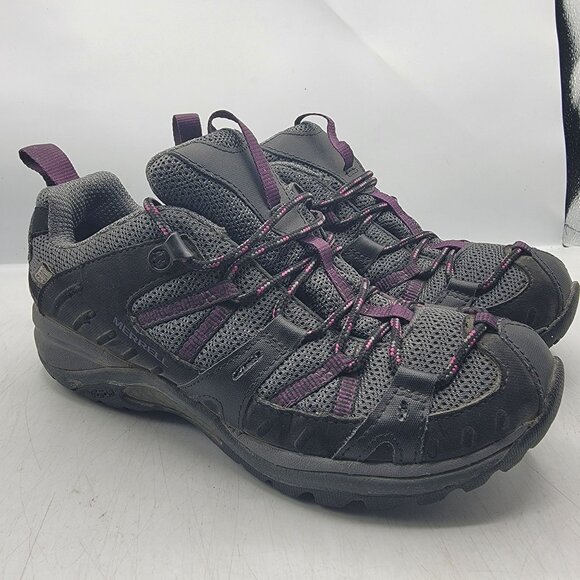 Merrell Siren Sport 2 Womens 6.5 Black Damson Purple Shoes Waterproof J48872 - Picture 1 of 12